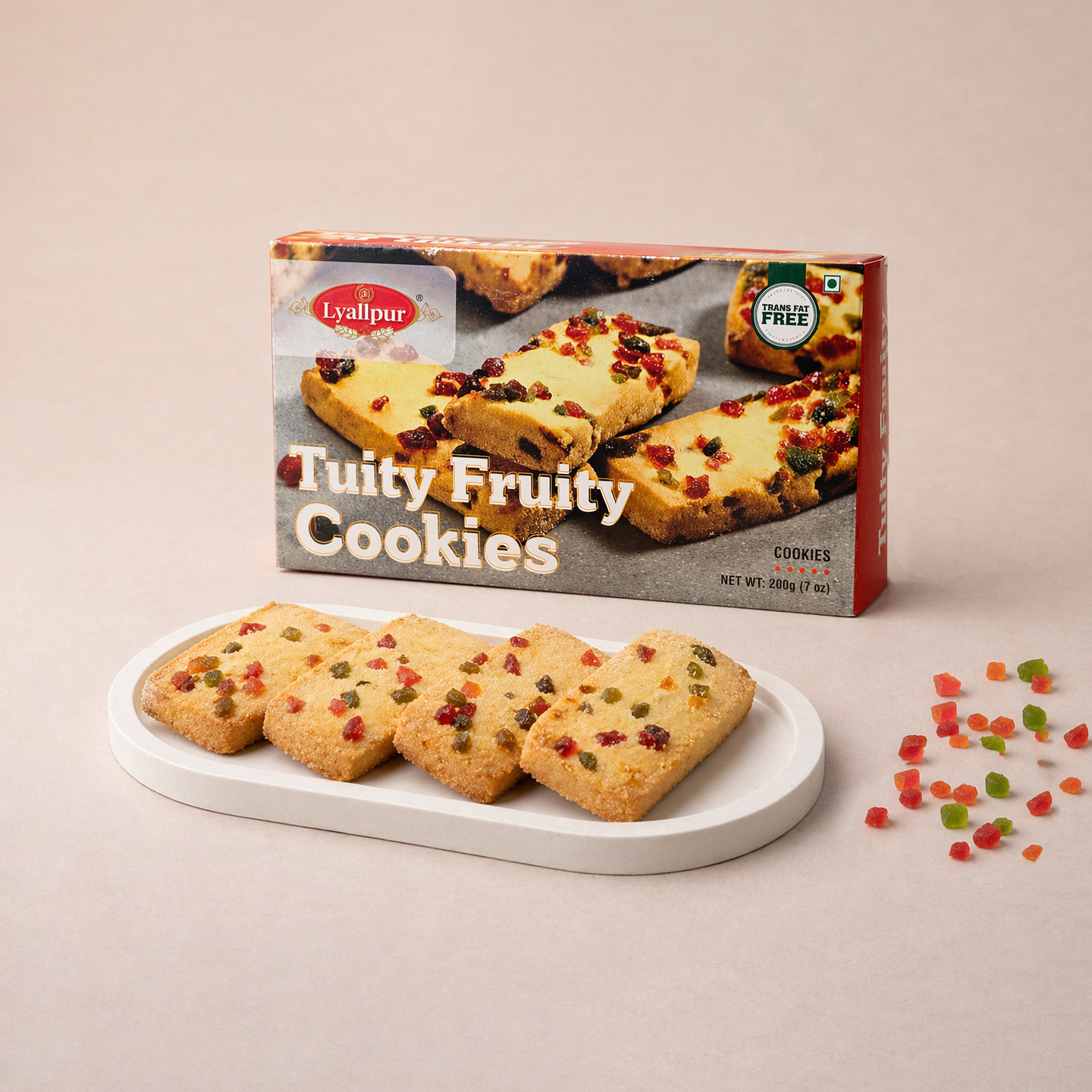 菓子 kotty Tutti Frutti Cookies 200g | Fresh Produce Daily Cookies – Lyallpur
